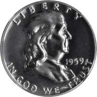 1959 Franklin Half Dollar. Proof-69 (NGC).