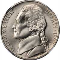 1997-P Jefferson Nickel. SMS. Specimen-70 (NGC).