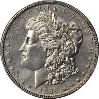 1892-S Morgan Silver Dollar. AU Details--Surfaces Smoothed (PCGS).