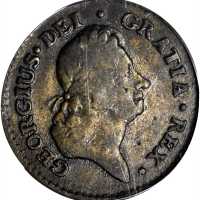 1723/2 Rosa Americana Halfpenny. Martin 3.1-D.1, W-1226. Rarity-6. Uncrowned Rose. VF-20 (PCGS).