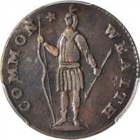 1788 Massachusetts Cent. Ryder 11-C, W-6290. Rarity-5-. Period after MASSACHUSETTS. EF-45 (PCGS).