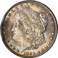 1883 Morgan Silver Dollar. MS-65 (PCGS).