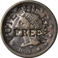 1848 Martin Van Buren. DeWitt-MVB 1848-3. Copper. 28.4 mm. Choice Fine.