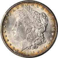 1885-CC Morgan Silver Dollar. MS-63 (PCGS).