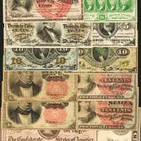 Lot of (12) Fractional Currency. Very Good to About Uncirculated.