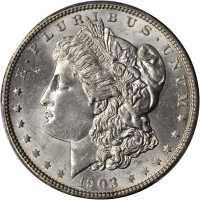 1903 Morgan Silver Dollar. MS-65 (PCGS).