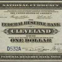 Fr. 718 (W-111-D). 1918 $1 Federal Reserve Bank Note. Cleveland. PCGS Superb Gem New 68 PPQ.