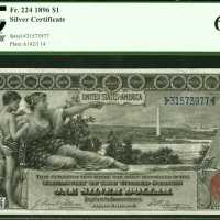 Fr. 224. 1886 $1 Silver Certificate. PCGS Gem New 66 PPQ.