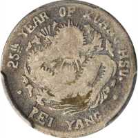 北洋造光绪25年银币2枚 PCGS