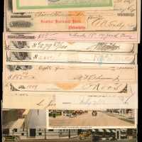 Mixed Dates. Lot of (21) German National Bank and Related Items.