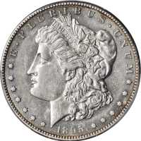 1895-S Morgan Silver Dollar. AU-53 (PCGS).