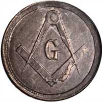 Undated (1861-1865) No Compromise with Traitors. Fuld-252/432 d. Rarity-8. Copper-Nickel. 19 mm. MS-