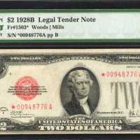 Fr. 1503*. 1928B $2 Legal Tender Star Note. PMG Very Fine 25.