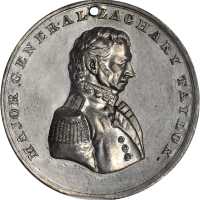 1848 Zachary Taylor. DeWitt-ZT 1848-2. White metal. 42 mm. MS-60 (NGC).