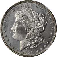 1896 Morgan Silver Dollar. MS-65 PL (NGC).