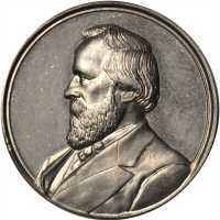 1876 Rutherford B. Hayes. DeWitt-RBH 1876-9. Nickel. 25.6 mm. Mint State.