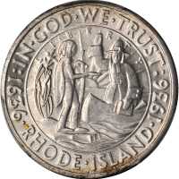 1936 Rhode Island Tercentenary. MS-66 (PCGS).