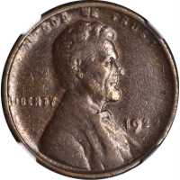1922 No D Lincoln Cent. FS-401, Die Pair III. Weak Reverse. VF-35 BN (NGC).