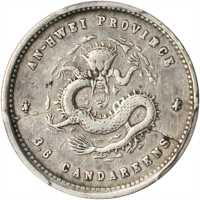 安徽省造无纪年三分六厘 PCGS XF Details