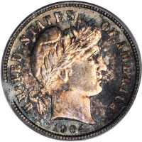 1904-S Barber Dime. MS-66 (PCGS).