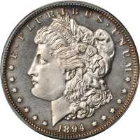 1894 Morgan Silver Dollar. Proof-64 (PCGS).