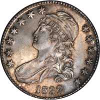 1832 Capped Bust Half Dollar. O-111. Rarity-1. Small Letters. MS-63 (NGC).