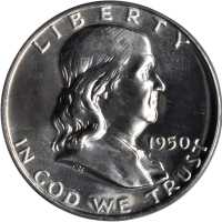 1950 Franklin Half Dollar. Proof-64 (PCGS).