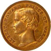 Massachusetts--Boston. 1860 Jos. H. Merriam. Rulau Ma-Bo A71. Copper. 32 mm. MS-64 RB (PCGS).