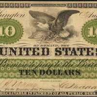 Fr. 8 (W-1213). 1861 $10 Demand Note. Boston. PCGS Very Fine 30.