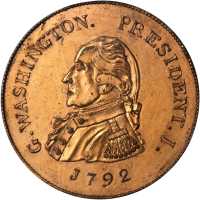 1792 (ca. 1860) Washington Getz Pattern 
