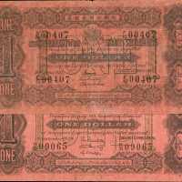 1921-24年海峡殖民地政府（肋屿岬国库银票）一圆。