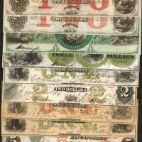 Lot of (15) Obsolete Notes from New Jersey. Fine to Choice Uncirculated.