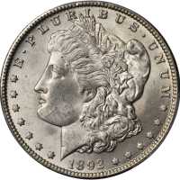 1892-O Morgan Silver Dollar. MS-63 (PCGS). CAC.