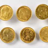 澳大利亚。 爱德华七世国王。1902年至1910年金币。