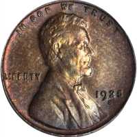 1925-S Lincoln Cent. MS-63 RB (PCGS).