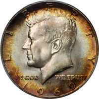 1969-D Kennedy Half Dollar. MS-67 (PCGS).