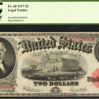 Fr. 60. 1917 $2 Legal Tender Note. PCGS Choice New 63 PPQ.