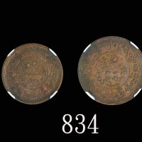 西藏铜钱 SHO(1937)两枚评级品。Damkoehler旧藏Tibet Copper Sho (1937) (Y-23). Damkoehler coll. NGC AU50 & 53BN (2p