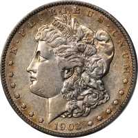 1903-S Morgan Silver Dollar. VAM-2. Top 100 Variety. Micro S. EF-45 (PCGS).