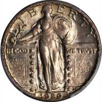 1926-S Standing Liberty Quarter. AU-55 (PCGS).