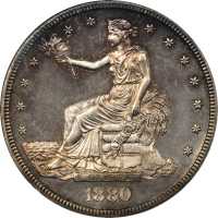 1880 Trade Dollar. Proof-64 (NGC).