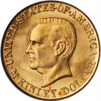 1917 McKinley Memorial Gold Dollar. MS-64 (PCGS). CAC.