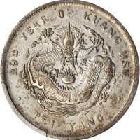 北洋造光绪29年七钱二分 PCGS AU 53