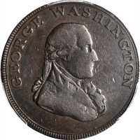 1795 Liberty and Security Halfpenny. Musante GW-48, Baker-31, W-11015. LONDON Edge. EF-40 (PCGS).