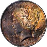 1923 Peace Silver Dollar. MS-64 (PCGS). CAC.