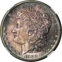 Lot of (3) Certified Morgan Silver Dollars. MS-63.