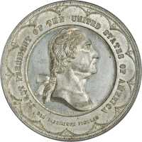 1889 Centennial of Washingtons Inauguration Brooklyn Bridge Medal. White Metal. 51 mm. Musante GW-10