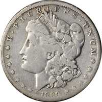 1889-CC Morgan Silver Dollar. Good Details--Cleaned (PCGS).
