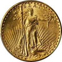 1925-S Saint-Gaudens Double Eagle. MS-64 (PCGS).