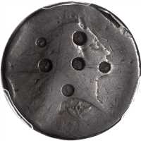 1793 Flowing Hair Cent. Wreath Reverse. S-8. Rarity-3-. Vine and Bars Edge. Poor/Fair Details--Damag